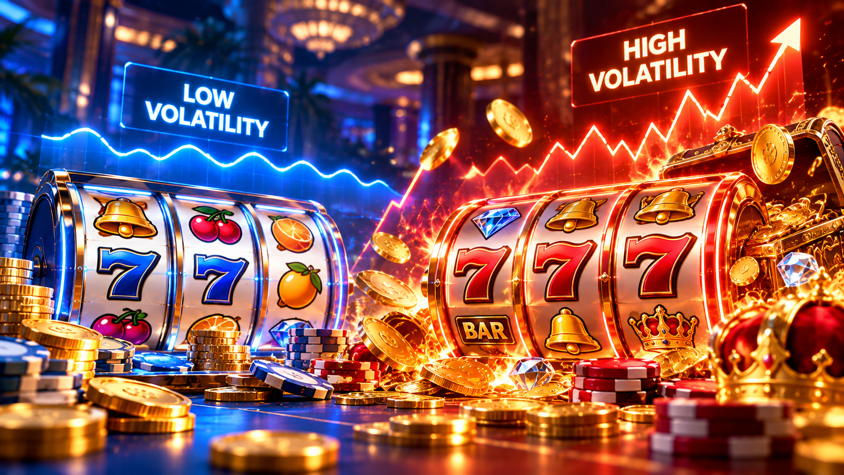 Slot Volatility Explained: Low, Medium & High Volatility hawkplay